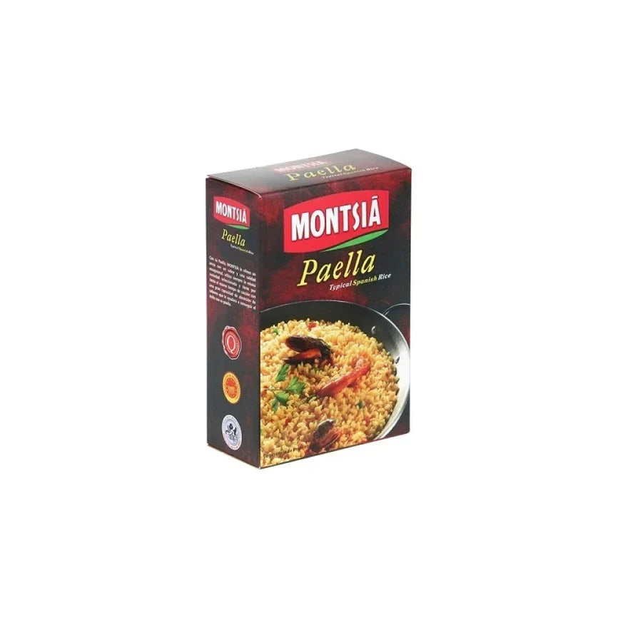 Arroz Para paella en caja Montsia 1Kilo