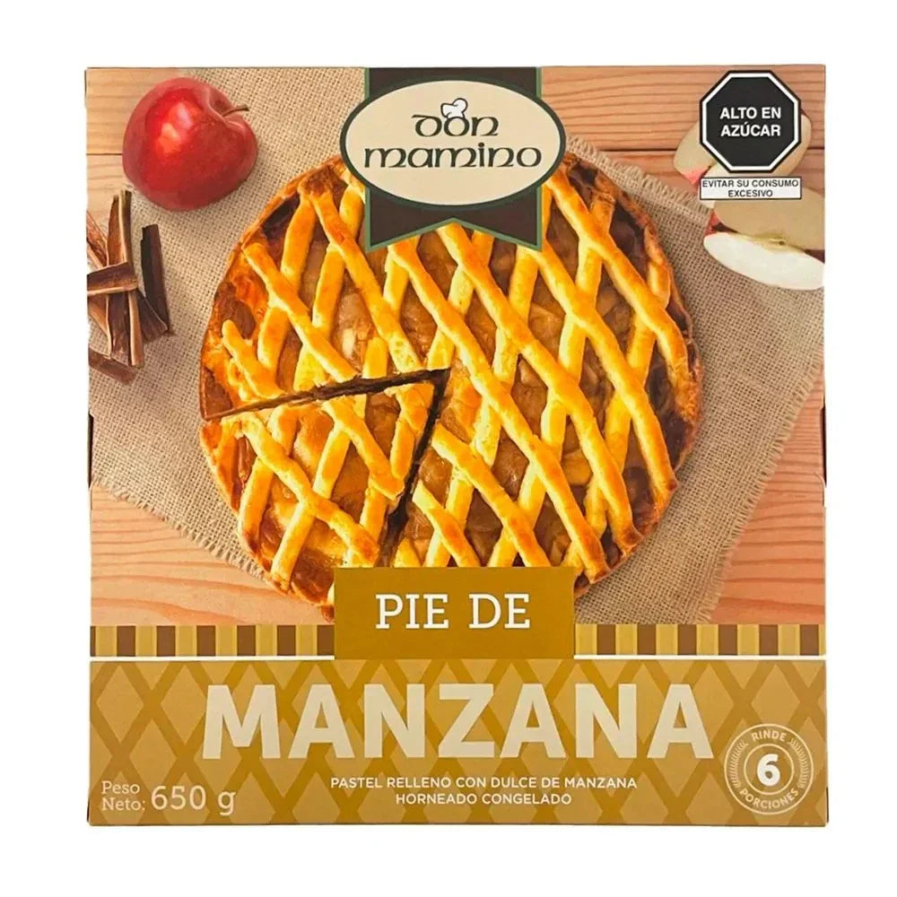 Pie de Manzana 650g Don Mamino: la mejor opción para postres listos en casa