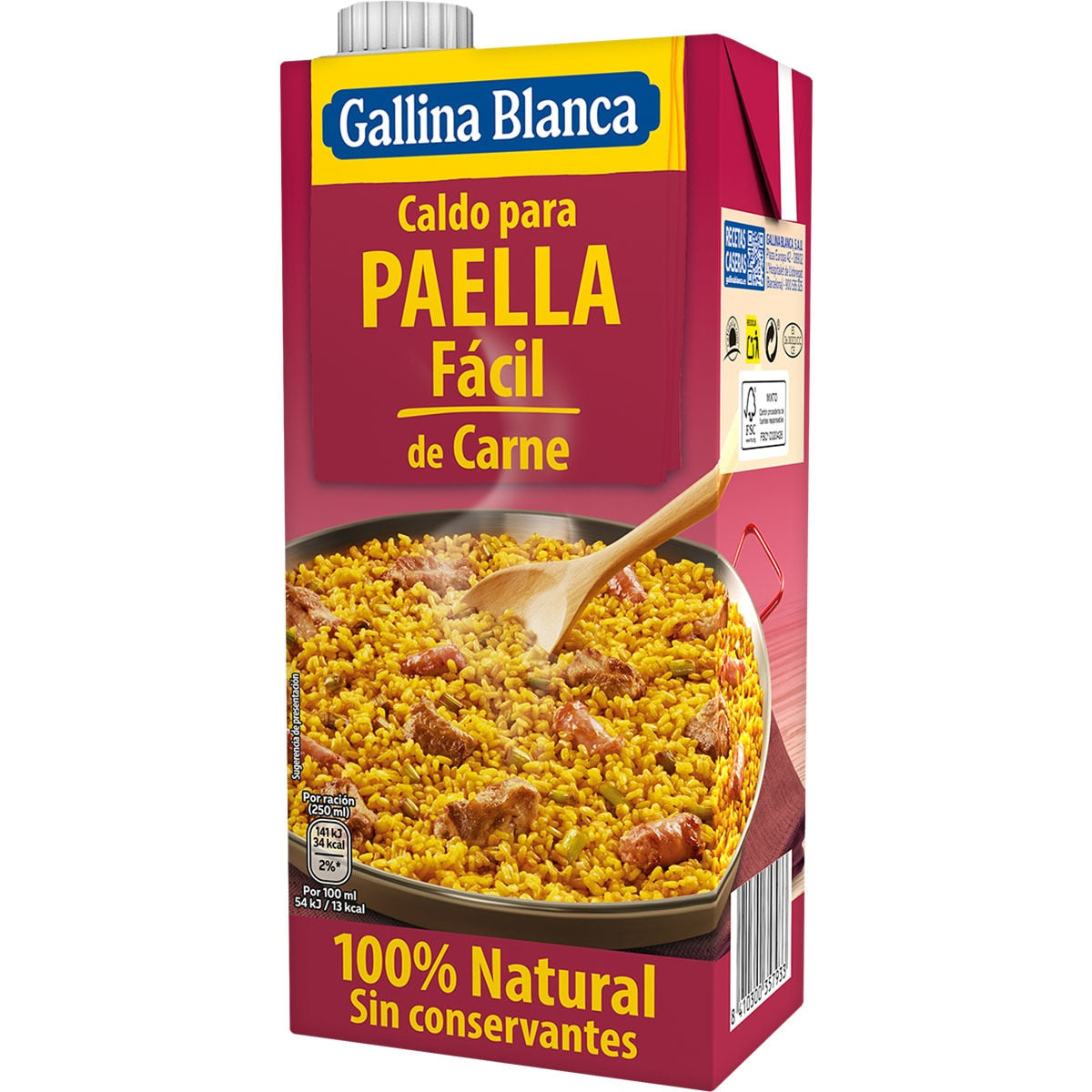 Caldo de Paella Carne 1lt Gallina Blanca