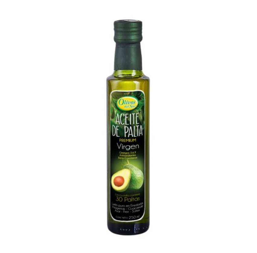 Aceite de Palta Virgen 250ml Olivos del Sur