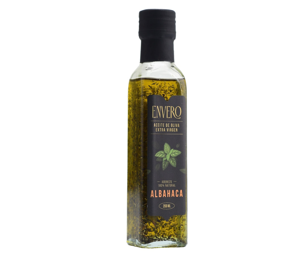 Aceite de Oliva ExtraVirgen Albahaca Aromatizado 200ml Olivam