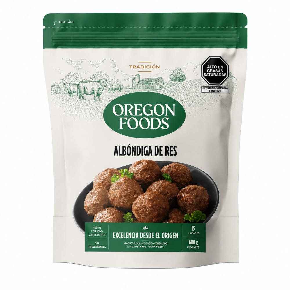 Albóndiga de Res 15 Unds. | Oregon Foods