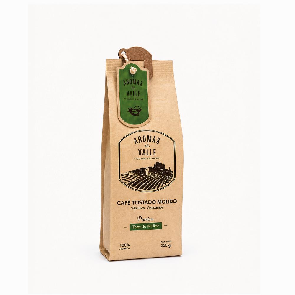Café Tostado Molido 250g | Aromas del Valle