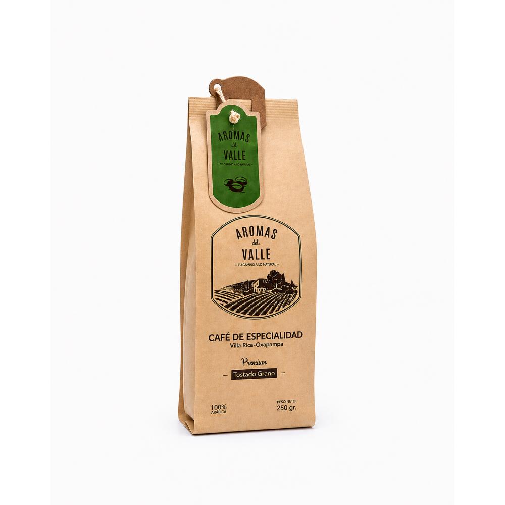 Café Tostado en Grano 250g | Aromas del Valle