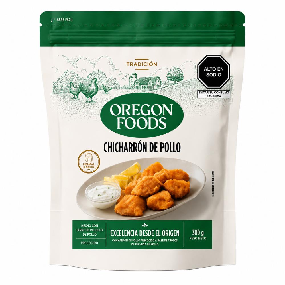 Chicharrón de Pechuga de Pollo 300 Gr. | Oregon Foods