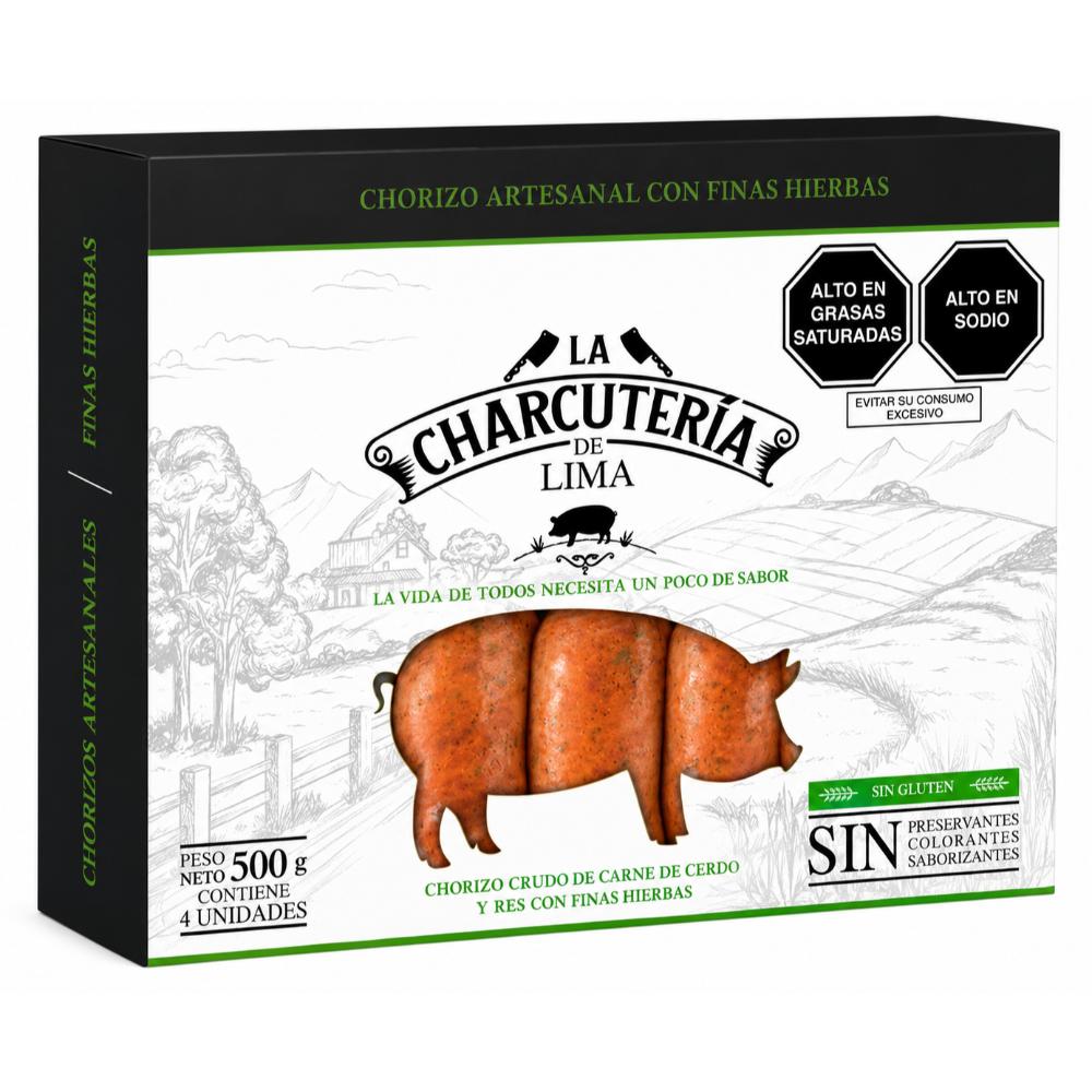 Chorizo Finas Hierbas 500 GR. | La Charcutería de Lima