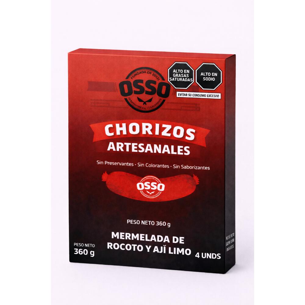 Chorizo de Mermelada de Rocoto y Ají Limo 4 und | Restaurante Osso