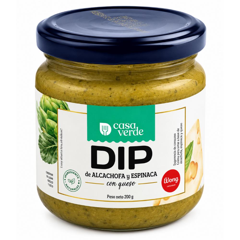 Dip de Alcachofa y Espinaca 200 Gr. | Casa Verde