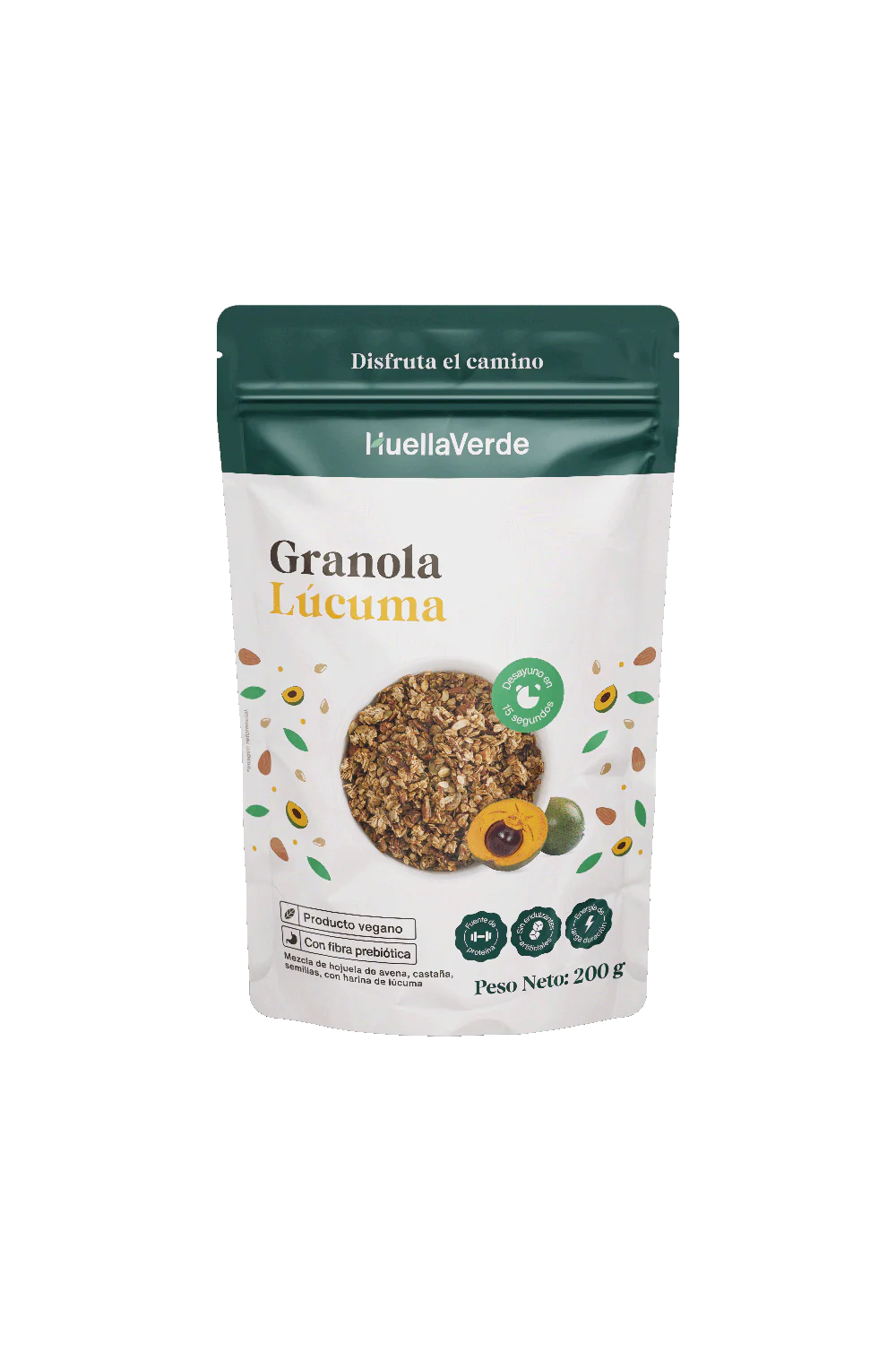 Granola Lucuma 200g Huella Verde