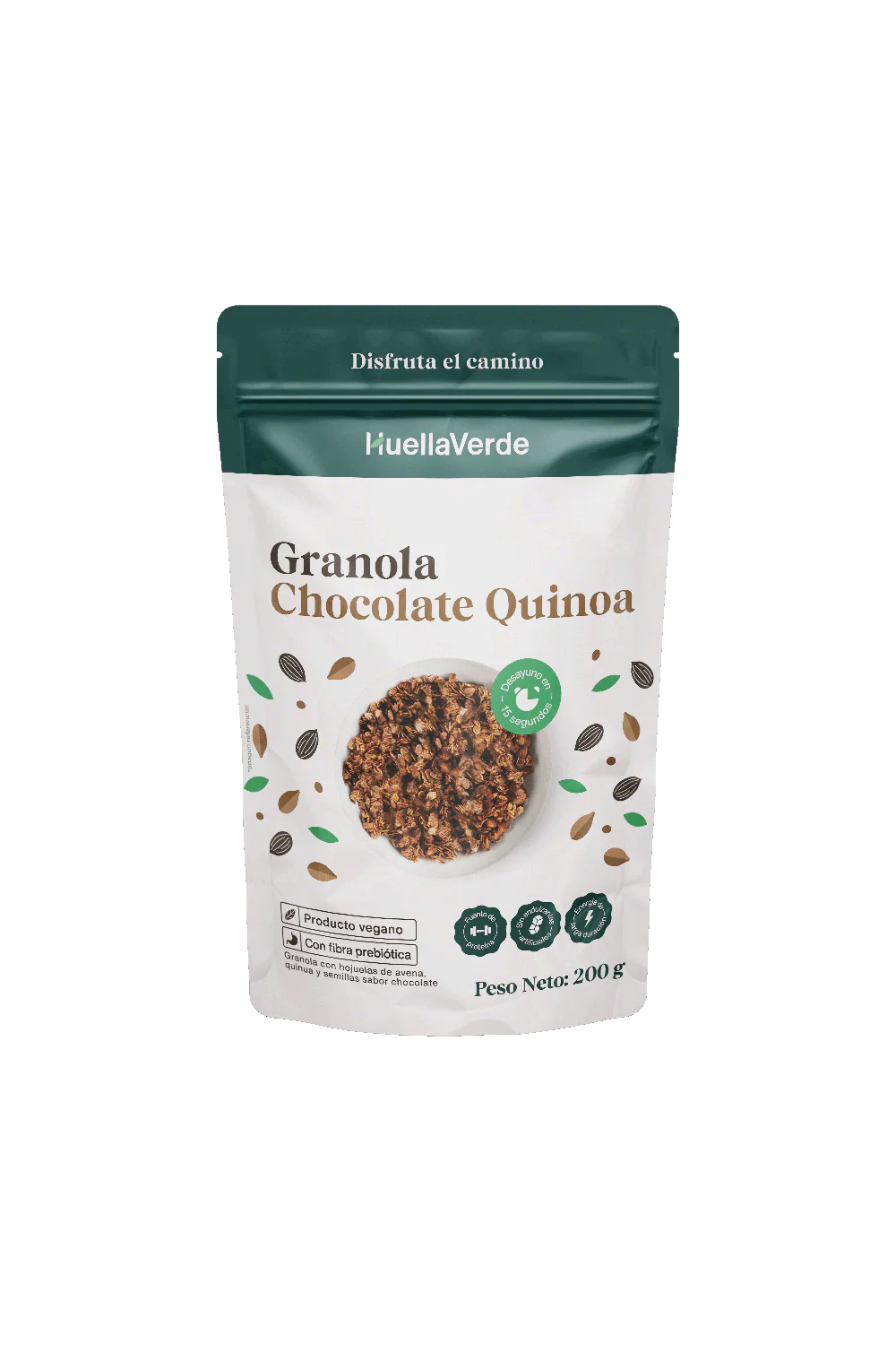Granola Chocolate Quinoa 200g Huella Verde