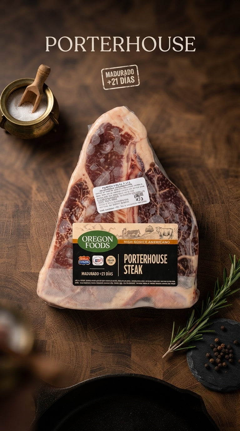 Porterhouse Angus Selection USA por kg Oregon Foods