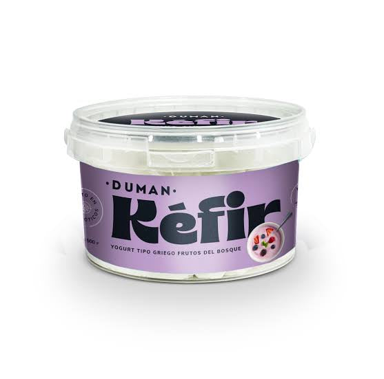Yogurt griego kefir frutos del bosque 500gr Duman