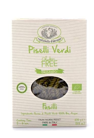 Fusilli con Piselli Bio gluten free 250g Rustichella