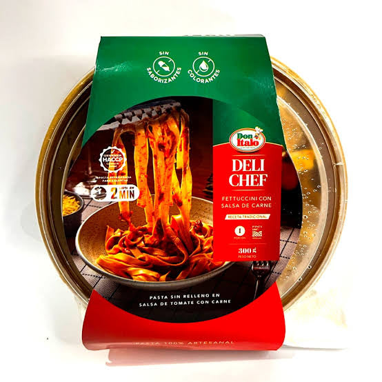 Fetuccini Salsa Carne DeliChef 300g Don Italo