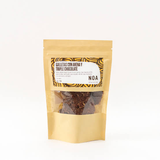 Galletas De Avena Con Triple Chocolate 70g NOA