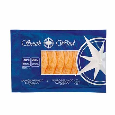 Salmon ahumado 8 laminas 200g South Wind