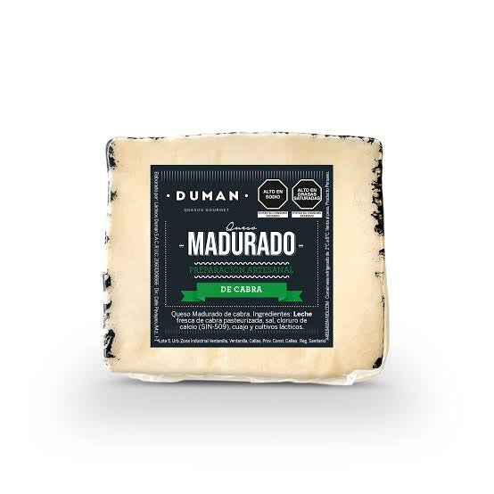 Queso madurado tipo manchego 250gr Duman