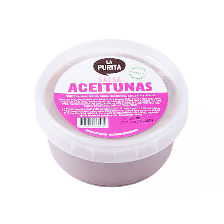 Salsa Aceitunas 200g La Purita