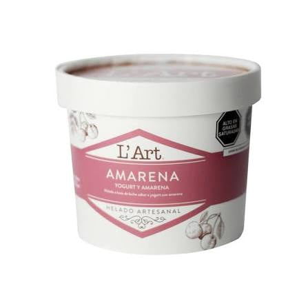 Helado Artesanal 1lt L'Art Amarena