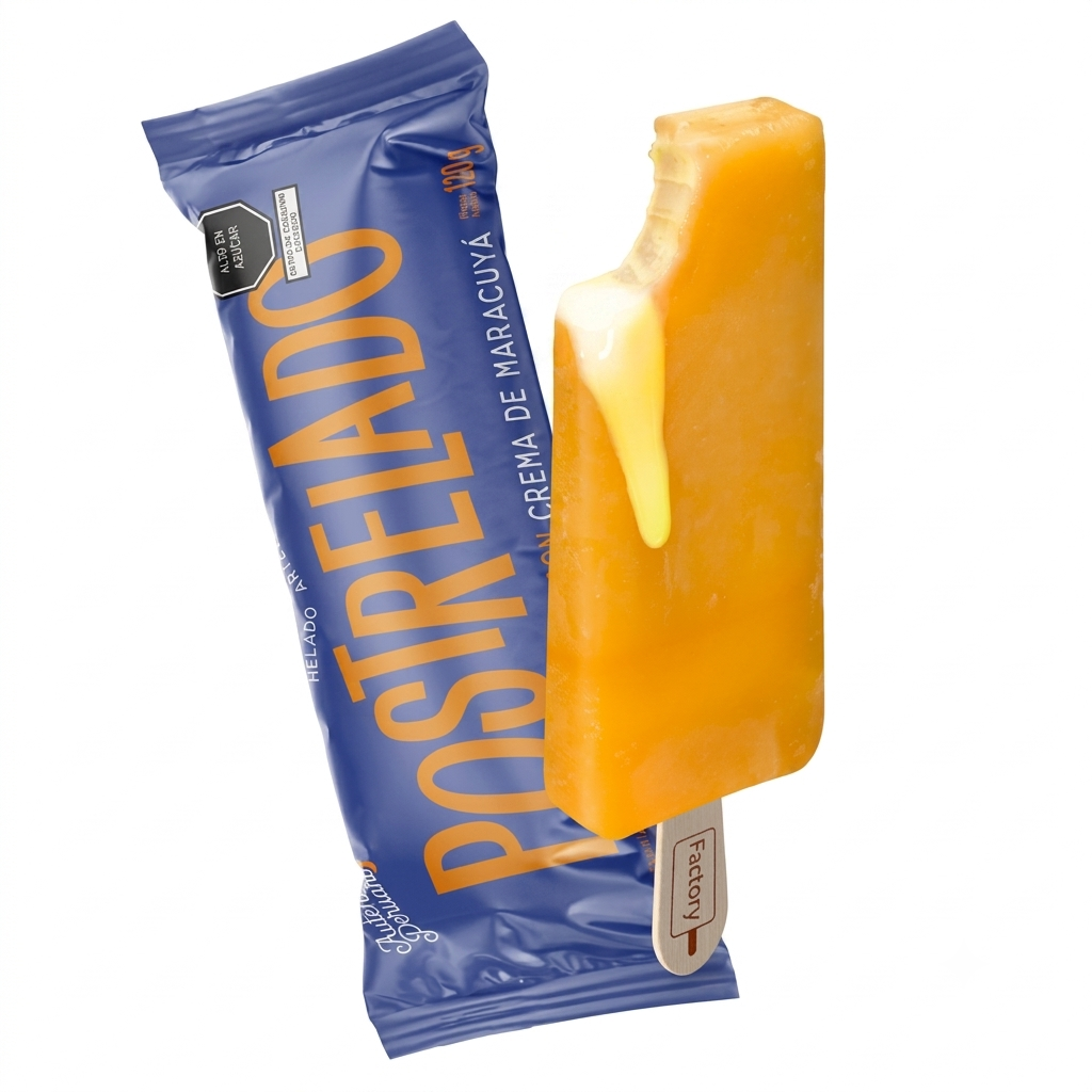 Paleta Mango con crema de Maracuya 130g Postrelado