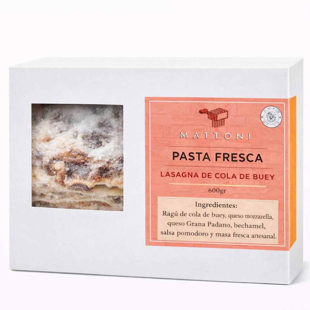 Lasagna de cola de buey 600gr | Restaurante Mattoni