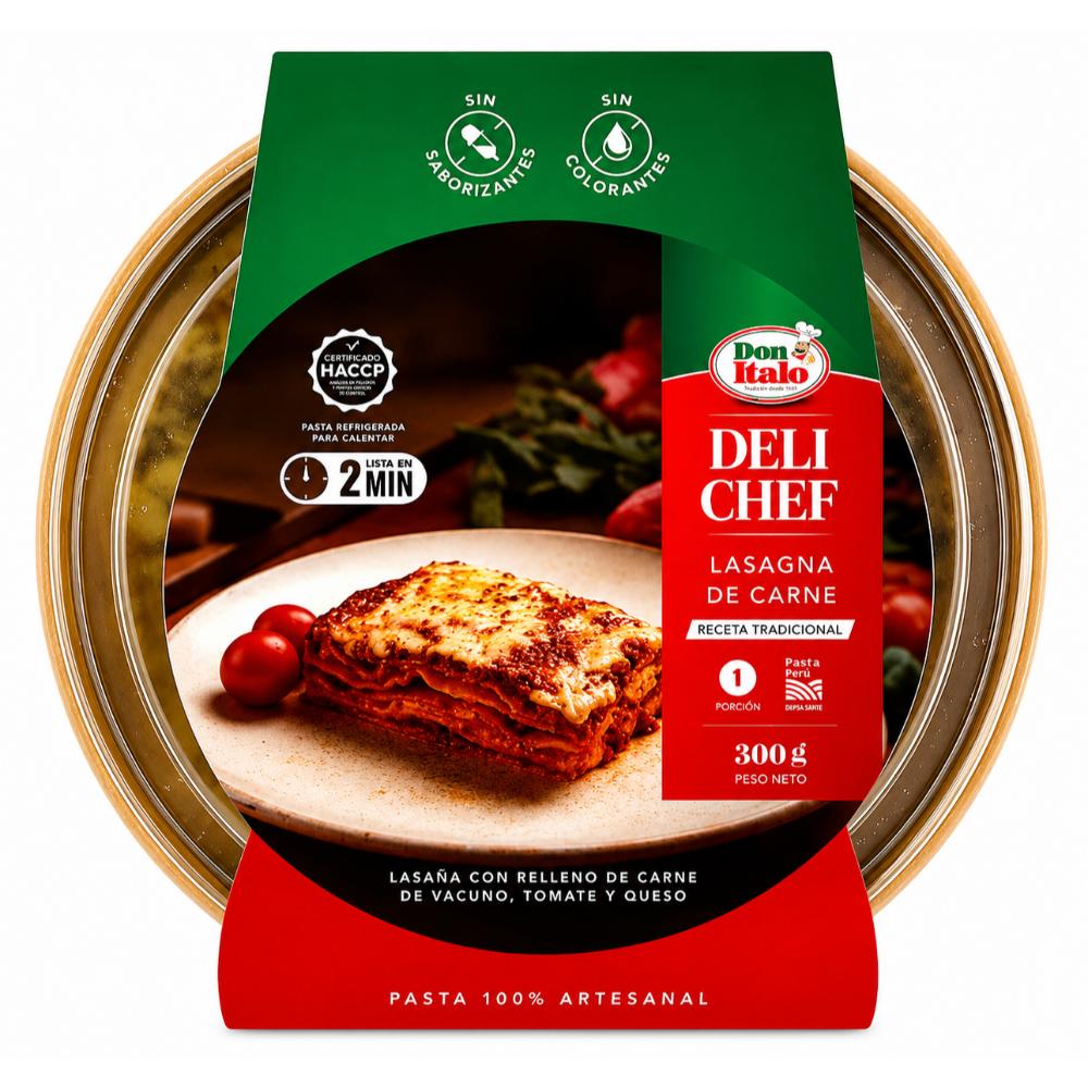 Lasagna de Carne Deli Chef 300 Gr. | Don Ítalo