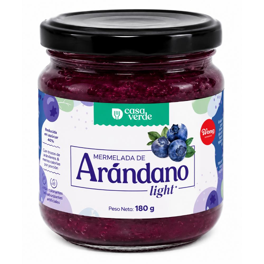 Mermelada de Arándano Light 180 Gr. | Casa Verde