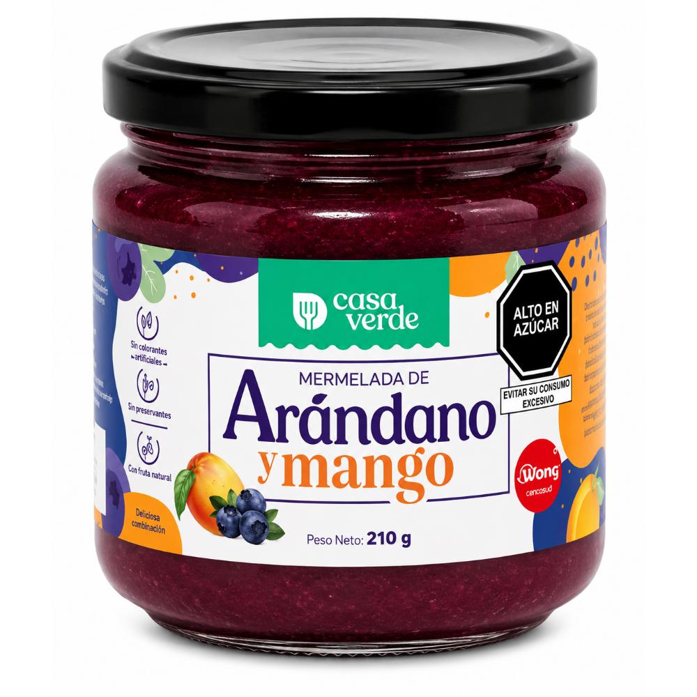 Mermelada de Arándano y Mango 210 Gr. | Casa Verde