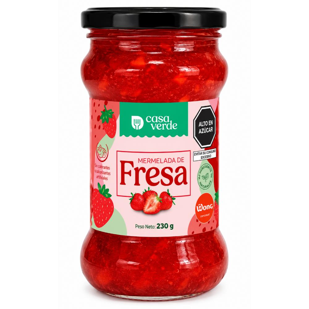 Mermelada de Fresa 230 Gr. | Casa Verde