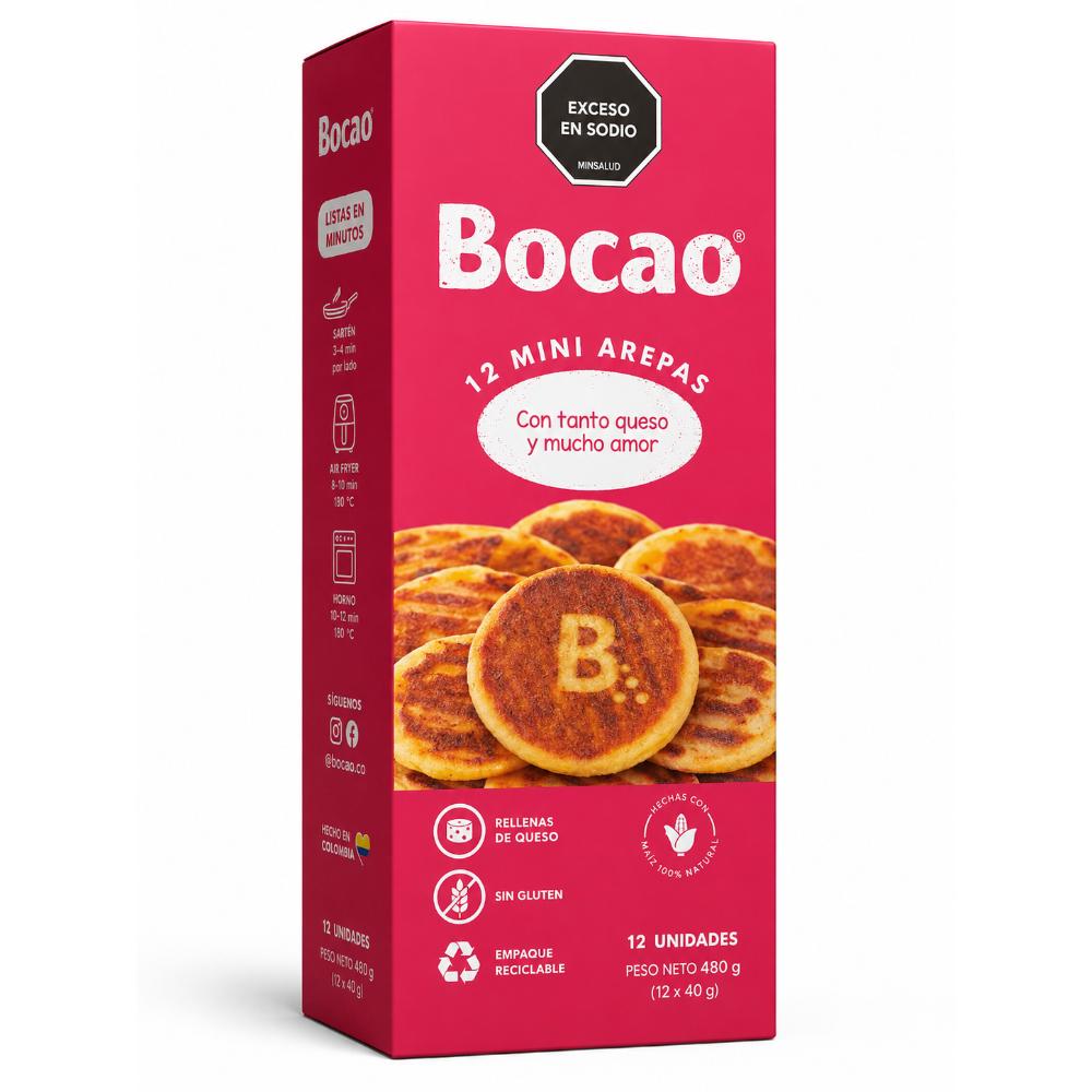 Mini Arepas 12 Unds | Bocao