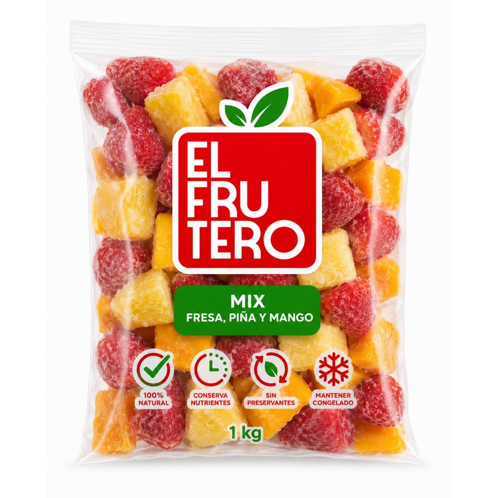 Mix Fresa Piña y Mango 1 kg | El Frutero