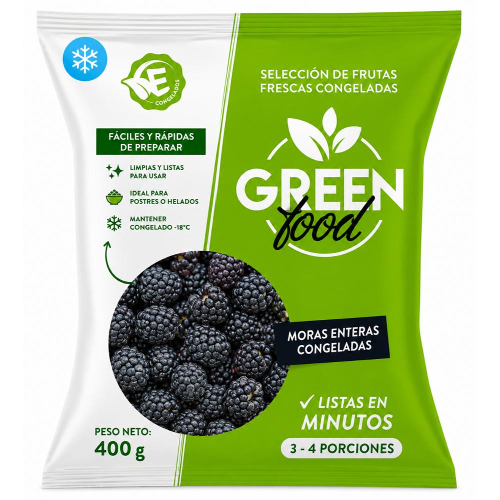 Moras Enteras Congeladas 400 Gr. | Green Foods