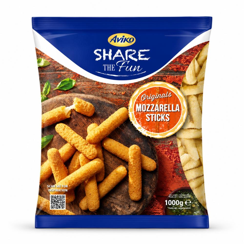 Mozzarella Sticks 1 KG. | Aviko