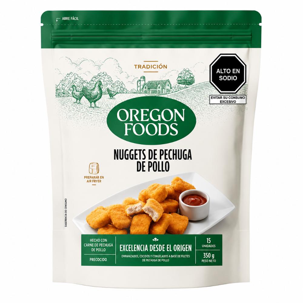 Nuggets de Pechuga de Pollo 15 Unds. | Oregon Foods