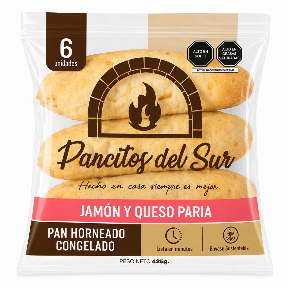 Pancitos del Sur 6 Unds. | Jamón y Queso Paria