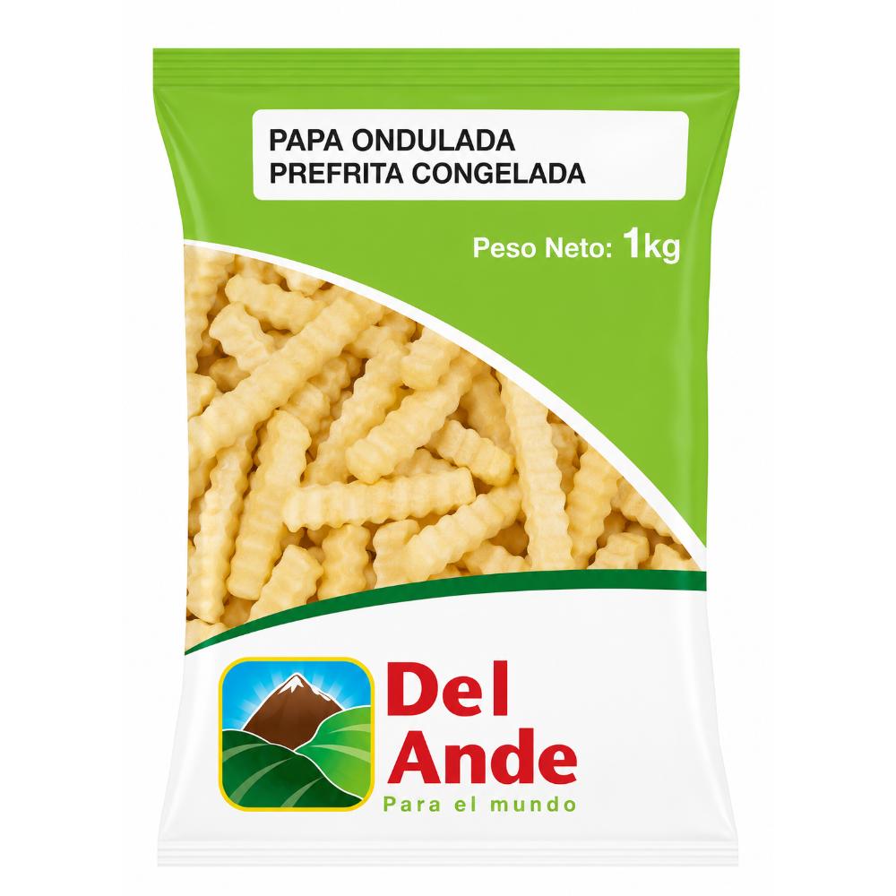Papa Ondulada Prefrita importada 1 kg. | Del Ande