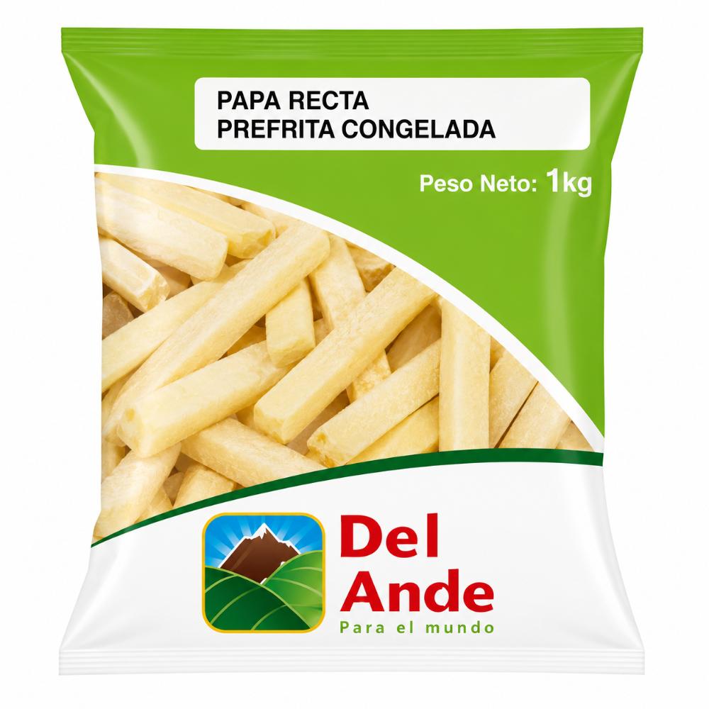 Papa Recta Prefrita Importada 1 Kg. | Del Ande