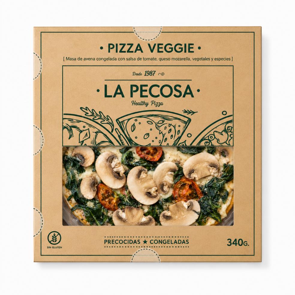 Pizza Veggie personal 1 und | La Pecosa Healthy Food