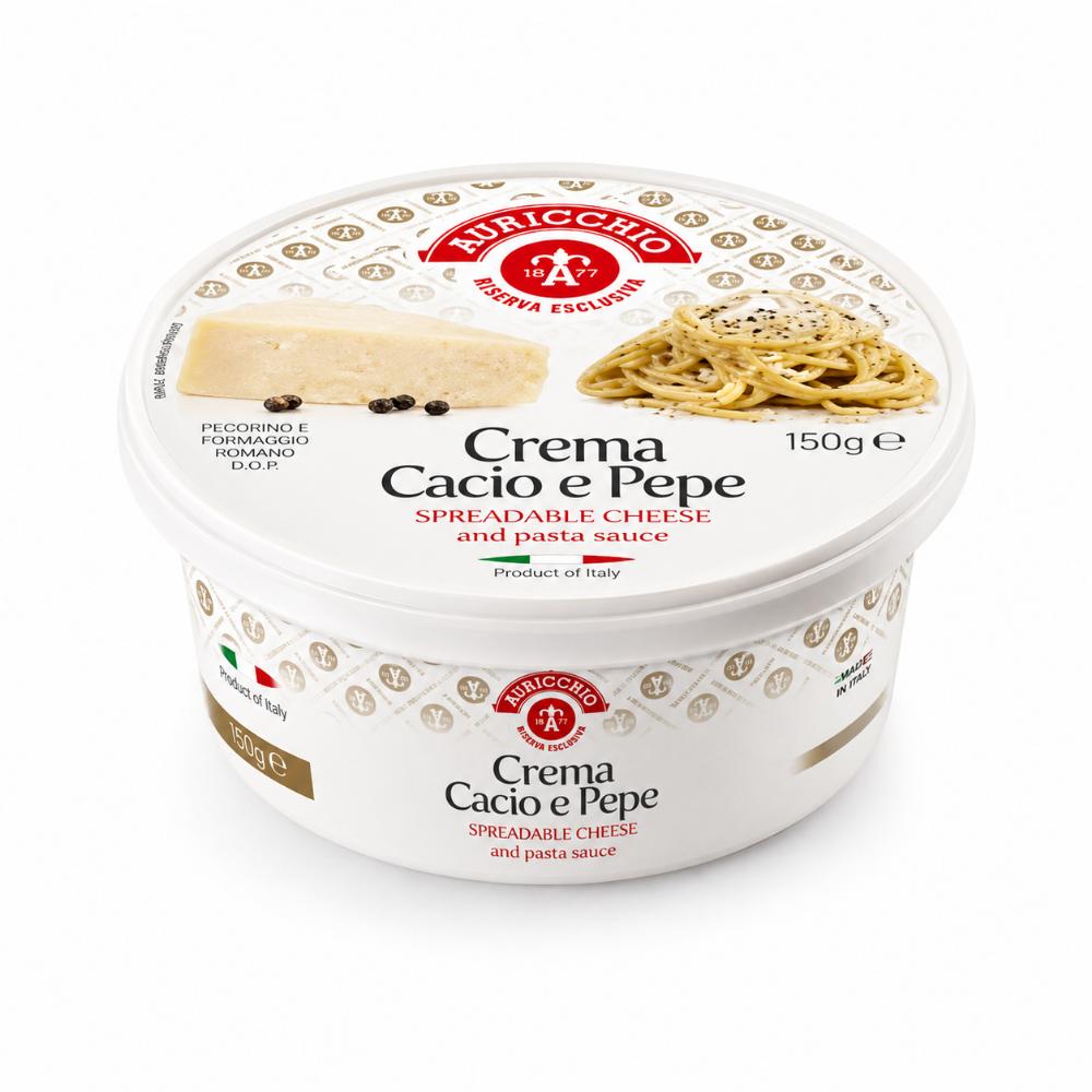 Queso Crema Cacio e Pepe 150g | Auricchio