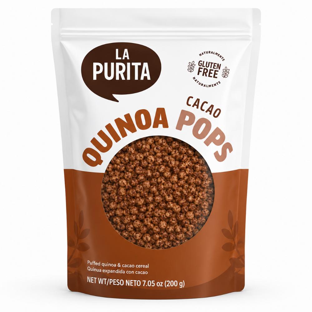 Quinua Pops Cacao 200 Gr. | La Purita