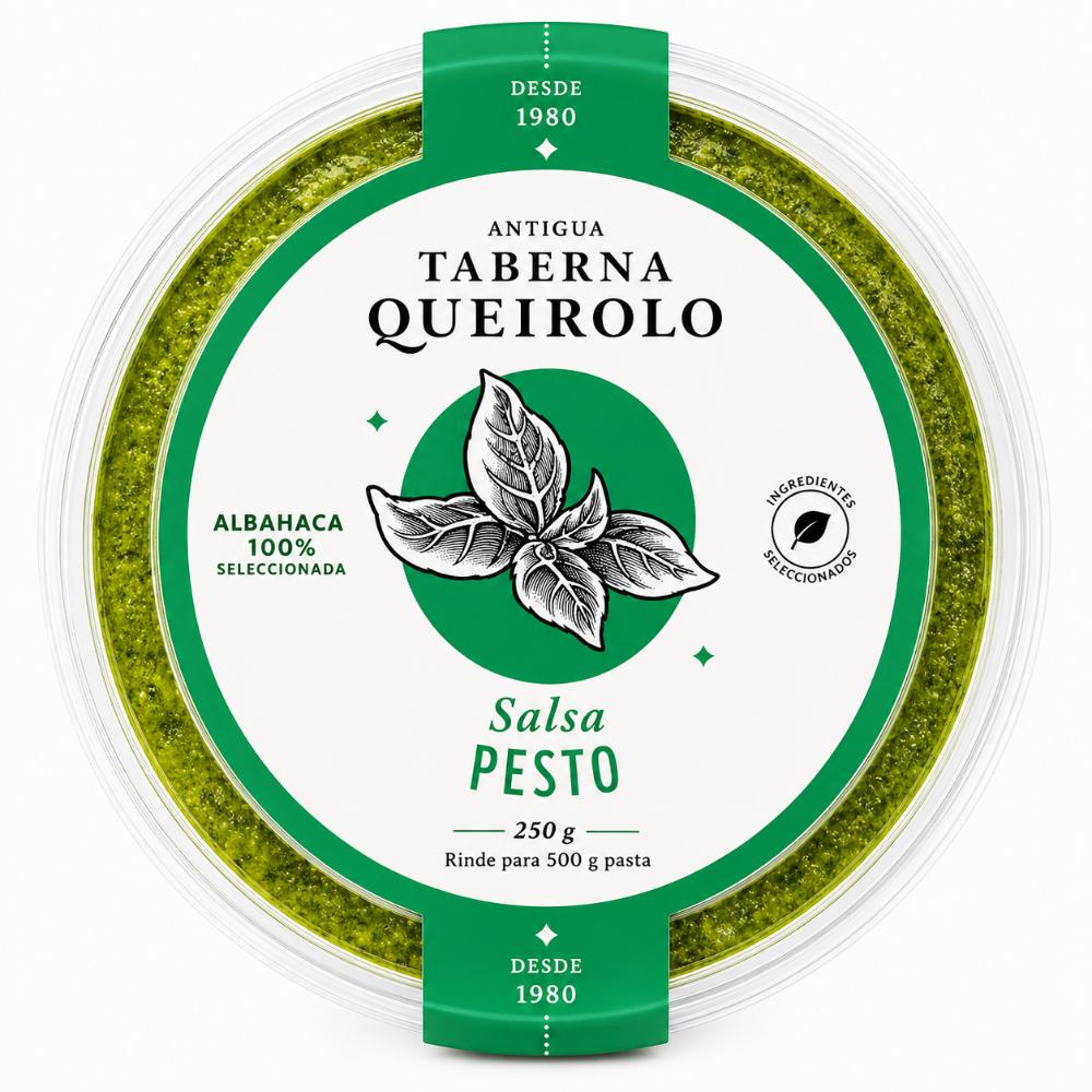 Salsa Pesto (100% albahaca) 250g | Antigua Taberna Queirolo