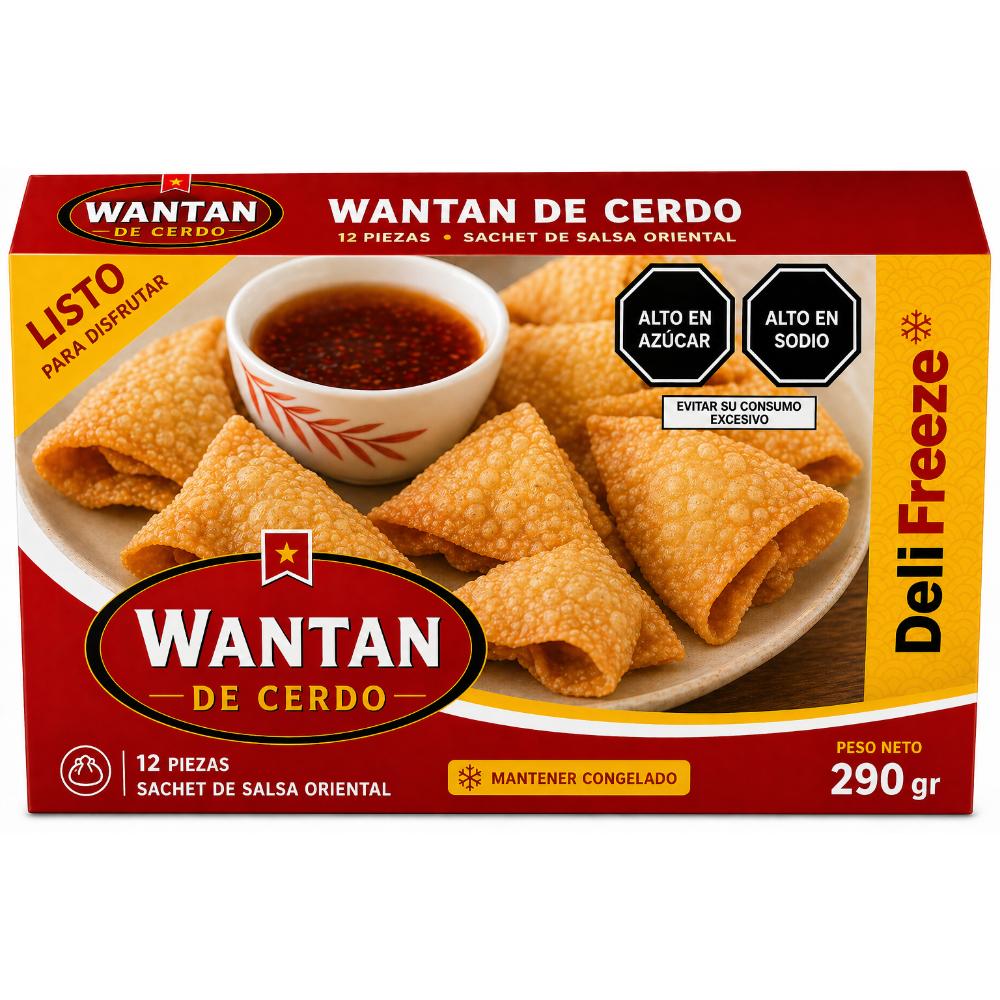 Wantan Cerdo 12 unds | DeliFreeze
