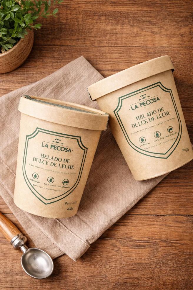 Helado Dulce de leche 0.450L | La Pecosa Healthy Food