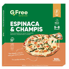 Pizza Espinaca & Champis 500g Gfree