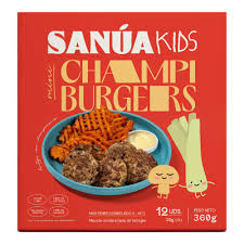 Burger Champi boost 100g 4unds Sanua