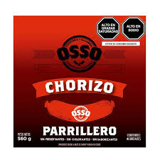 Chorizo Parrillero 4 unds Osso
