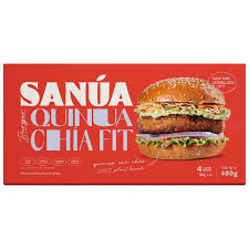 Burger Quinua Chia fit 100g 4unds Sanua