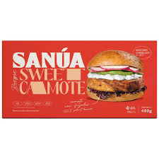 Burger sweet Camote 100g 4unds Sanua