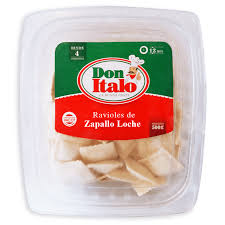 Ravioles Zapallo Loche sin lactosa 500g Don Italo