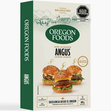 Miniburger Angus 12 unds Oregon Foods